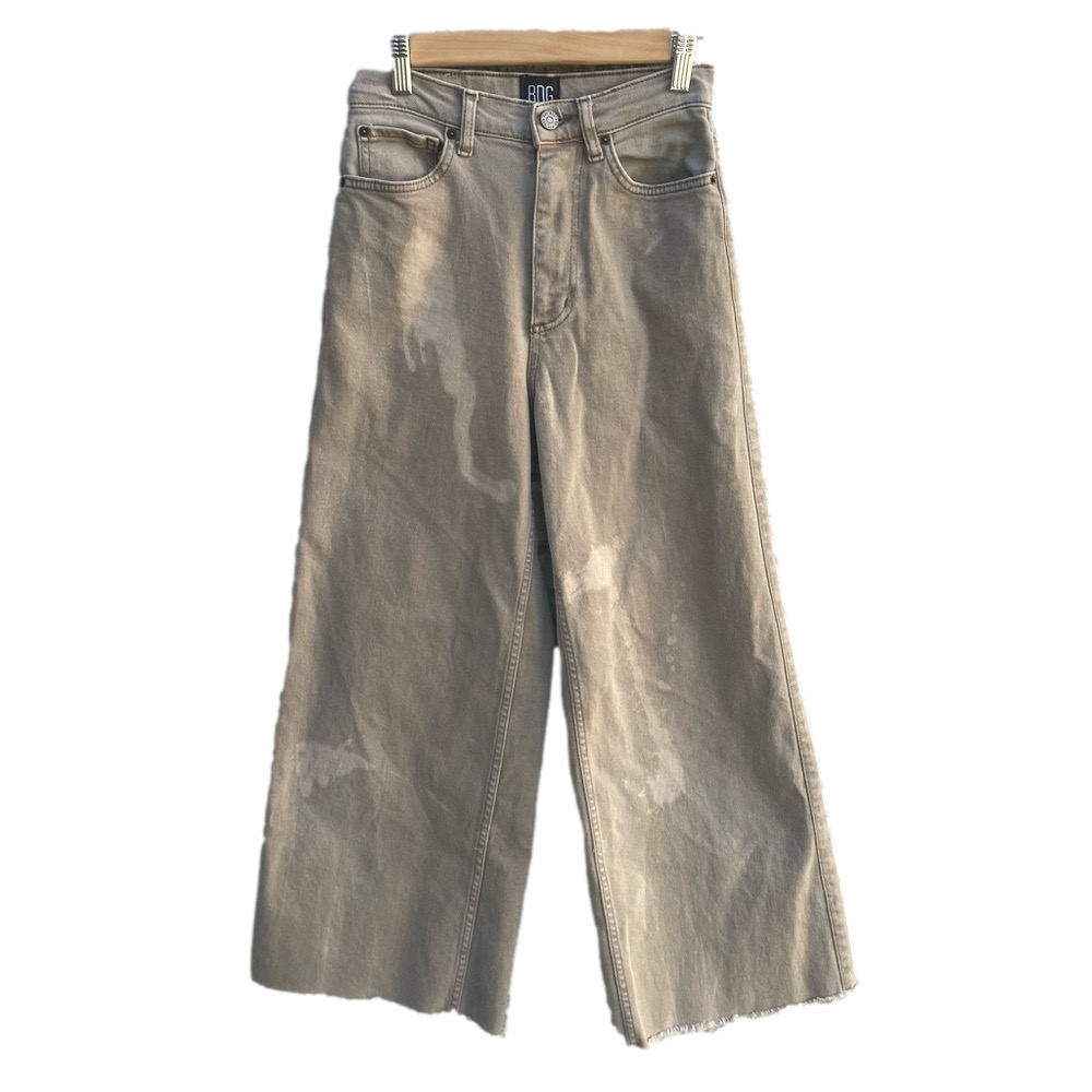 BDG Urban Outfitters High Rise Beige A Wide Leg Jeans Size 24/XS